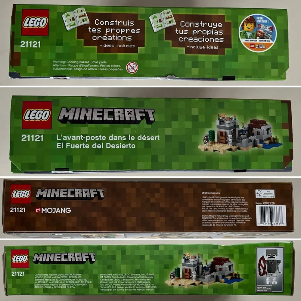 📦RARE Retired LEGO Minecraft: The Desert Outpost (21121) - NEW SEALED - Picture 14 of 17